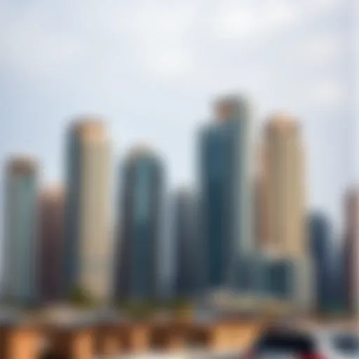 Stunning skyline of Dubai featuring residential buildings