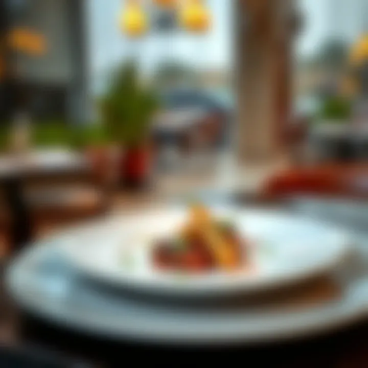 A beautifully plated dish representing the culinary artistry specific to Al Quoz establishments