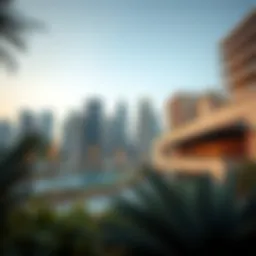 UAE skyline showcasing modern architecture