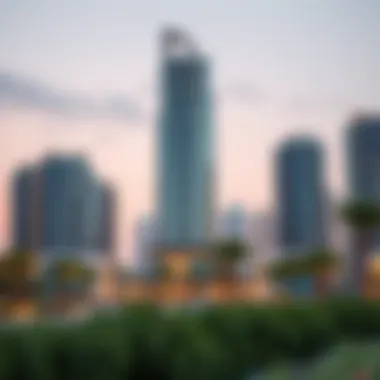 Investment Potential of Ajman Pearl Tower An illustration of the investment potential surrounding the tower.