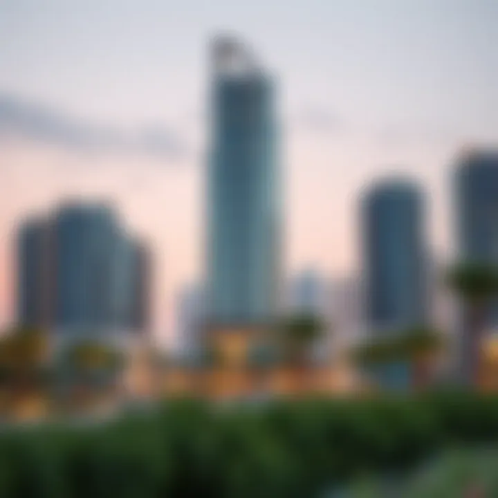 Investment Potential of Ajman Pearl Tower An illustration of the investment potential surrounding the tower.