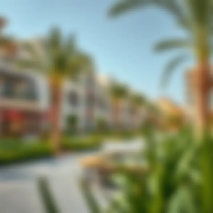 Vibrant community spaces designed for leisure and social interactions