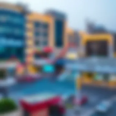 Graph illustrating market trends and investment potential in Al Karama area.