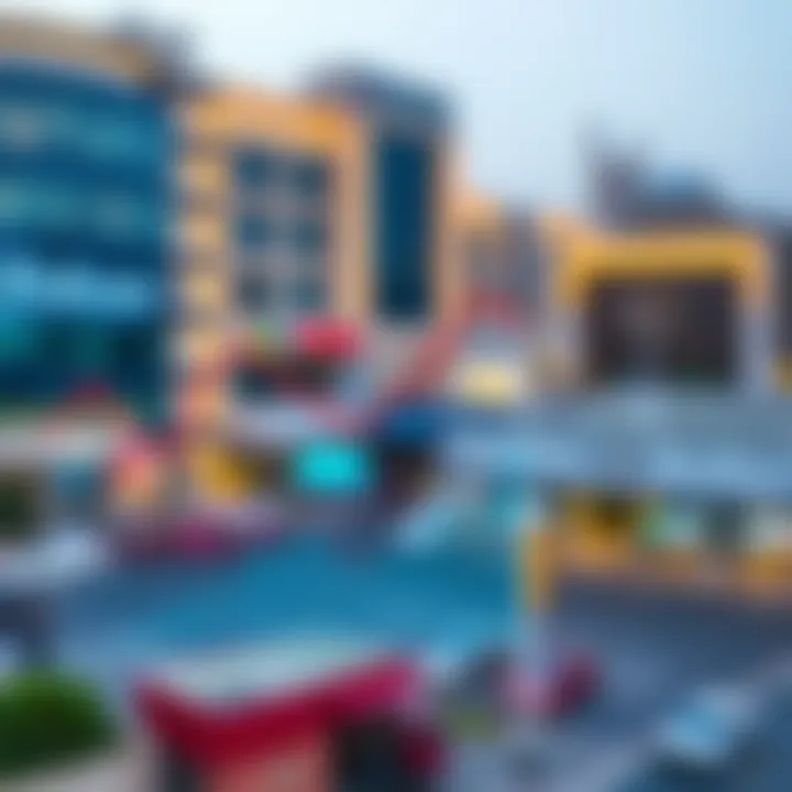 Graph illustrating market trends and investment potential in Al Karama area.