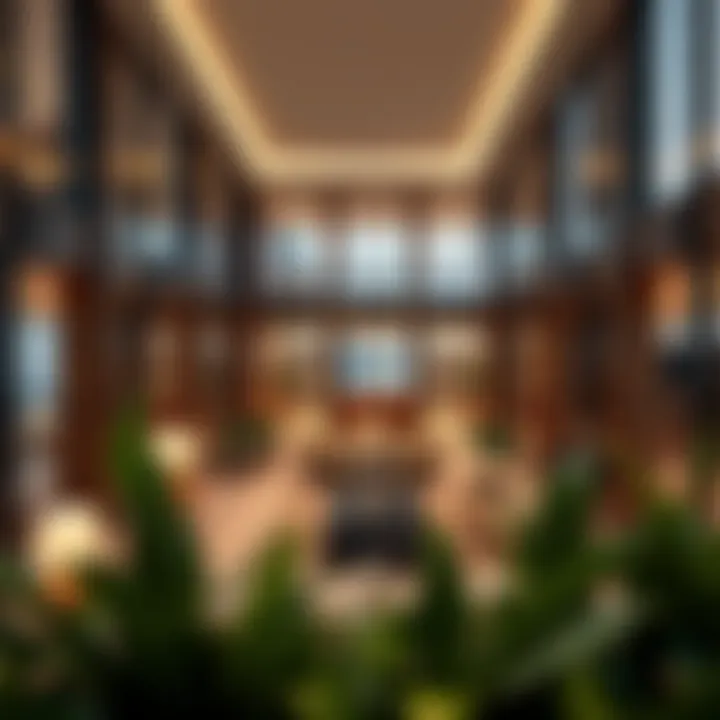 Interior shot highlighting the innovative layout and design elements of the building.