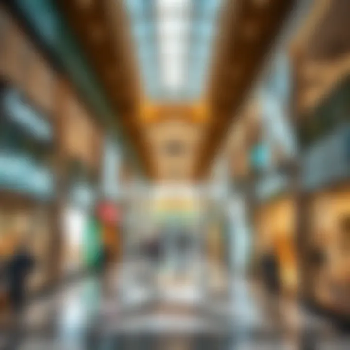 Commercial Spaces in Al Reem Plaza Modern commercial spaces at Al Reem Plaza bustling with activity