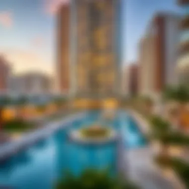 Residential Units at Al Reem Plaza Luxurious residential units in Al Reem Plaza with contemporary design
