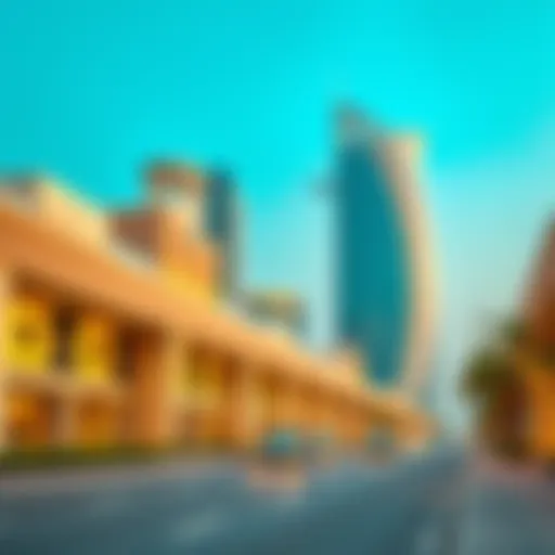 A stunning view of Al Safa Street showcasing its modern architecture