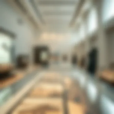 Engaging Cultural Exhibits at Al Shindagha Interactive exhibit inside Al Shindagha Museum emphasizing cultural heritage