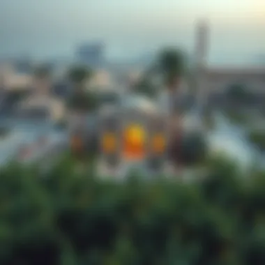 Strategic Location of Al Shindagha Museum in Dubai Surrounding area of Al Shindagha Museum highlighting its strategic location
