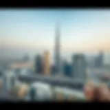 Aerial view of a modern Dubai skyline featuring Alef Real Estate developments