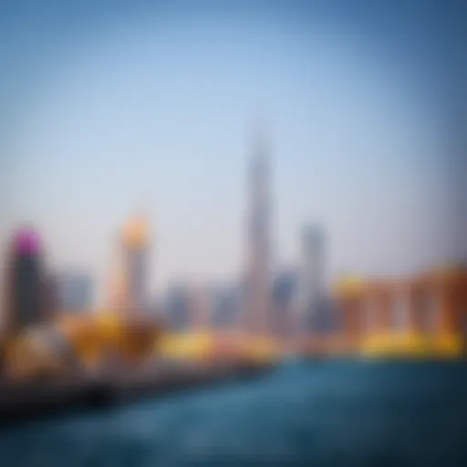 Skyline of Dubai showcasing luxury real estate