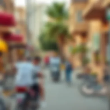 Community Life in Dar Al Karama Vibrant neighborhood scene in Dar Al Karama with local amenities