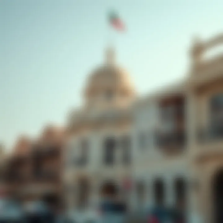 Cultural Heritage on Beirut Street Cultural elements reflecting the heritage of Beirut Street in Ajman