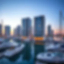 A panoramic view of BetterHomes Marina showcasing modern architectural designs.