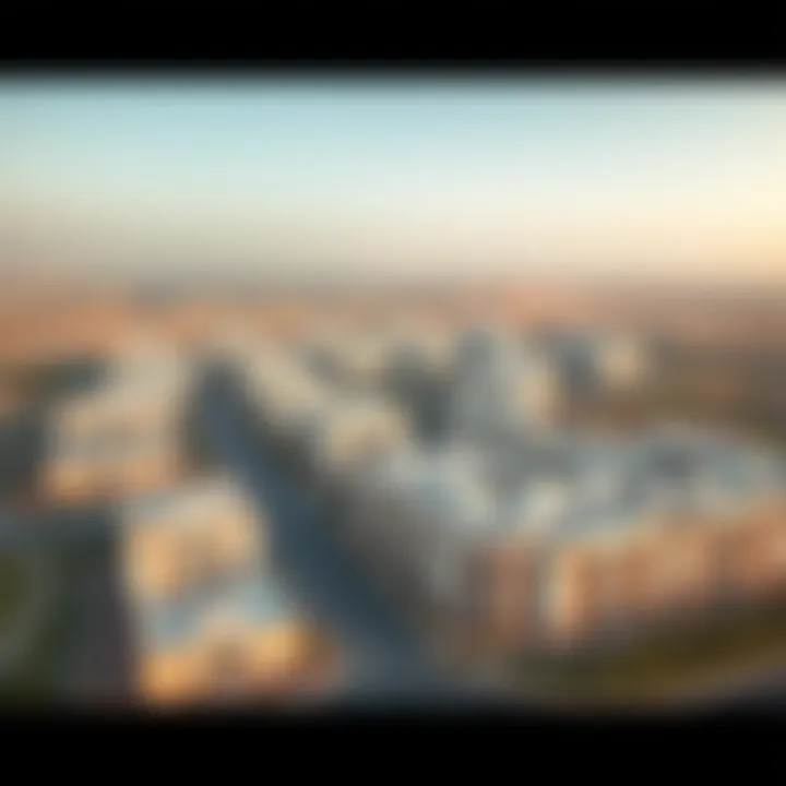 Aerial Perspective of Al Khalidiyah Aerial view of Al Khalidiyah showcasing its residential buildings and parks