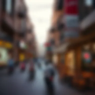 Vibrant Street Life in Al Khalidiyah Street scene in Al Khalidiyah highlighting local businesses and cafes