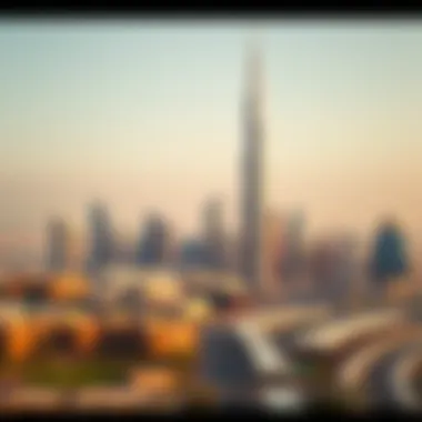 Panoramic skyline of Sharjah featuring Al Nahda Towers
