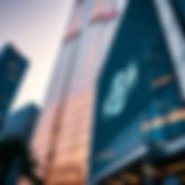 Detailed View of the Building's Facade Close-up of the unique facade of the second tallest building