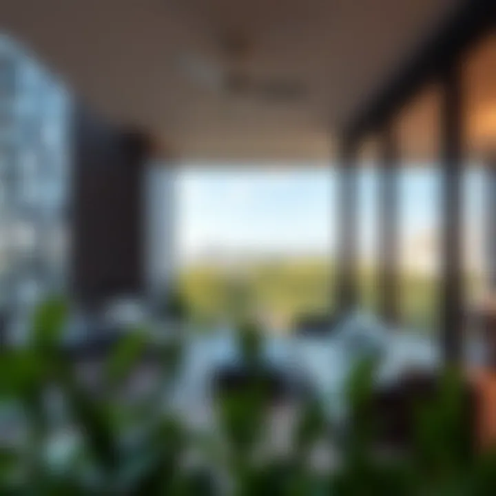 Balcony view from a Creekside 18 residence