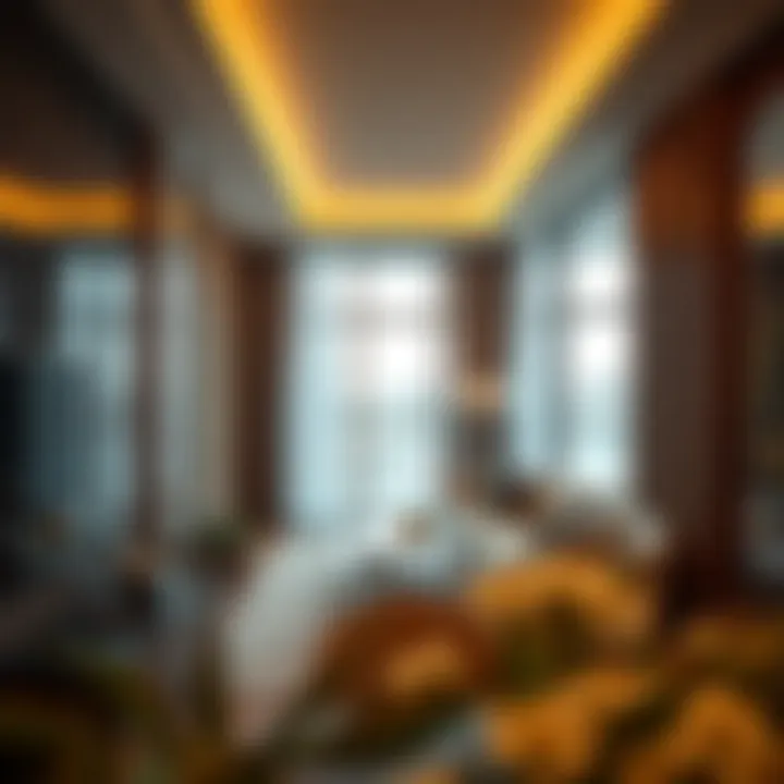 Luxurious apartment interiors reflecting modern lifestyle