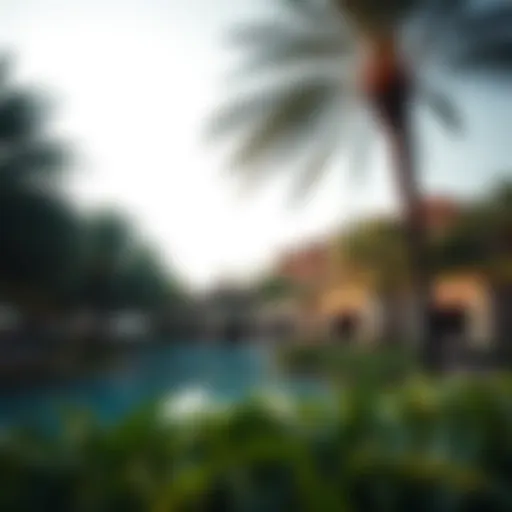 A Luxurious Resort Amidst Nature Luxurious resort nestled in a lush park setting