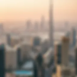 Stunning skyline view of Dubai featuring Eagle Hills developments