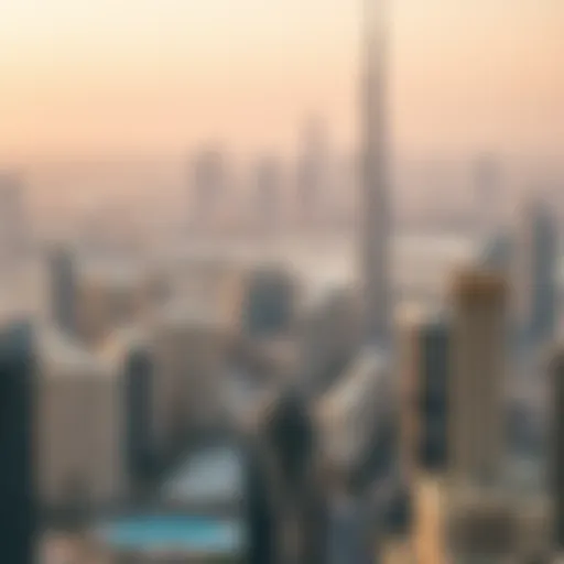 Stunning skyline view of Dubai featuring Eagle Hills developments