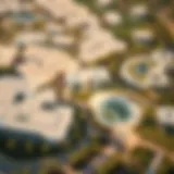 Aerial view of Eden Valley showcasing its architectural brilliance and landscape design