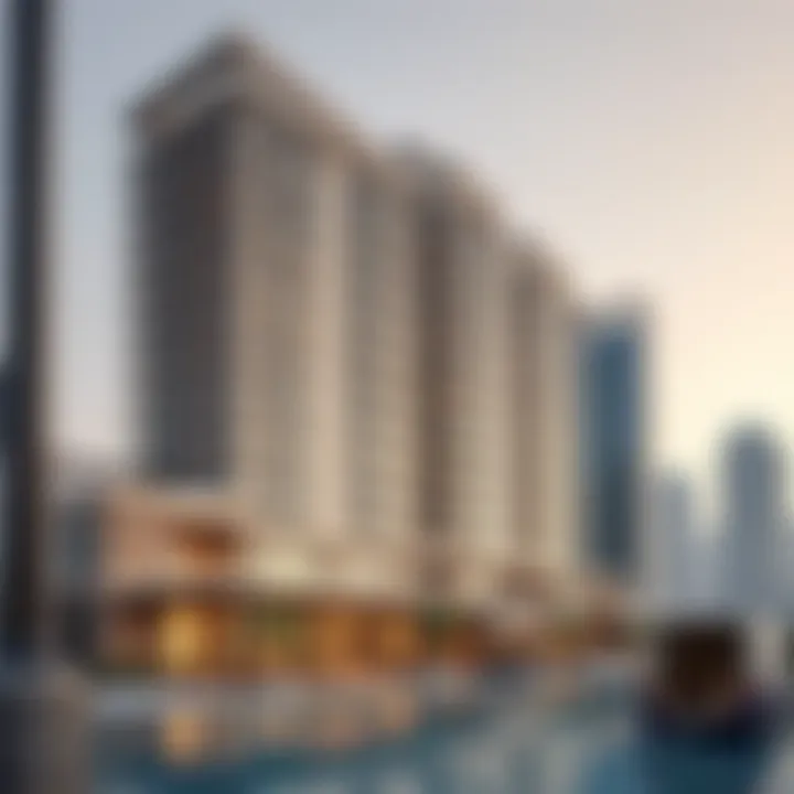 Architectural Marvel of Dubai Marina Stunning exterior view of Elite Residence