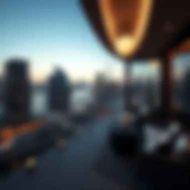 Breathtaking Views from the Residence Panoramic skyline view from Elite Residence balcony