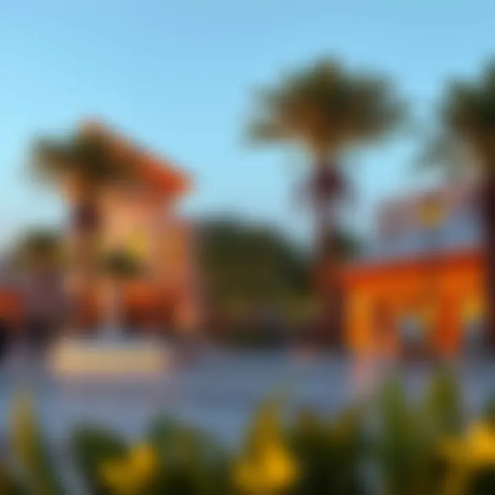Community Amenities at Emaar Beachfront Conceptual rendering of community amenities within Emaar Beachfront