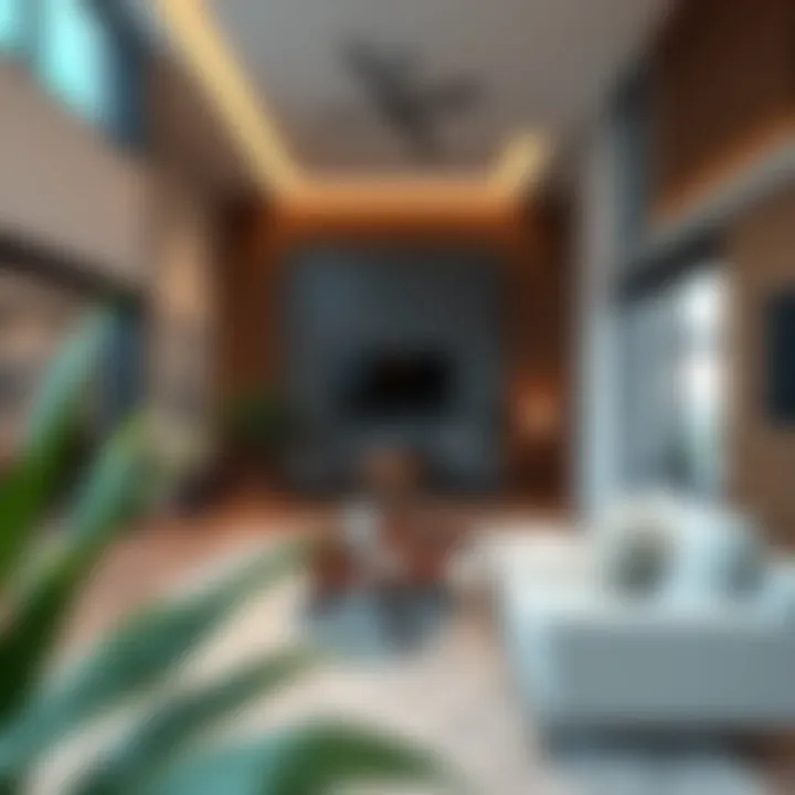 Affordable Modern Living Spaces Modern living room in an affordable Dubai home