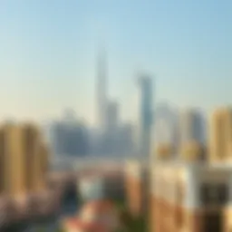 Stunning skyline of Dubai with affordable housing options