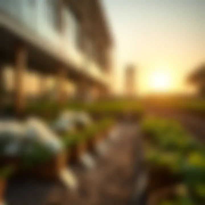 Infographic illustrating market trends in Dubai's agricultural sector