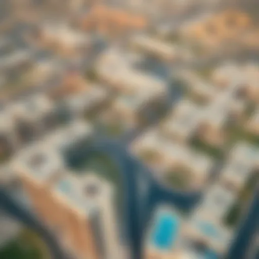 Aerial view showcasing the unique layout of الخوانيج ووك