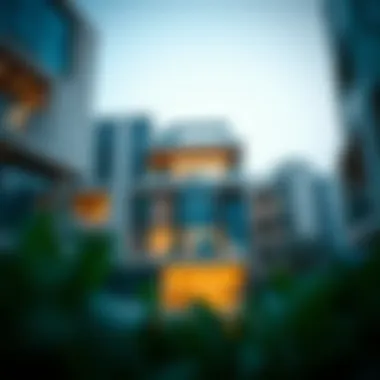 Modern architectural designs in الخوانيج ووك