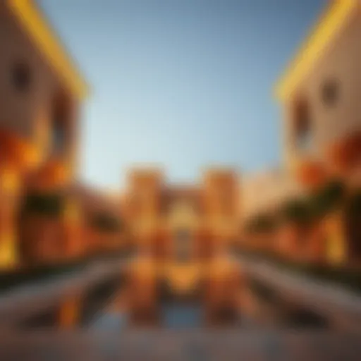 Stunning architectural design of Al Reef Desert Village