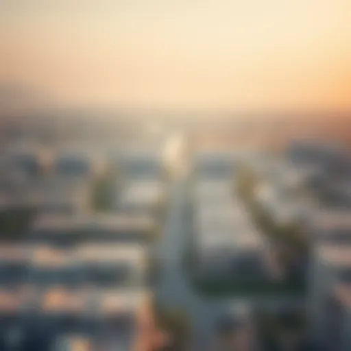 Aerial view of Al Sarab Muwailih showcasing residential developments
