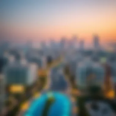 Stunning skyline view of Al Wasl neighborhood showcasing modern architecture