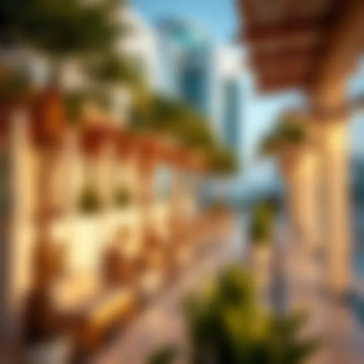 Community Spaces of العين سكوير Vibrant community spaces in العين سكوير