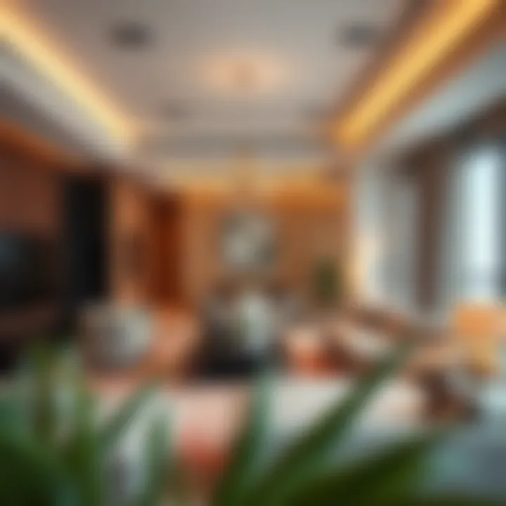 Sophisticated Interior Design of Sparkle Towers Luxurious interior of a Sparkle Towers apartment with modern furnishings