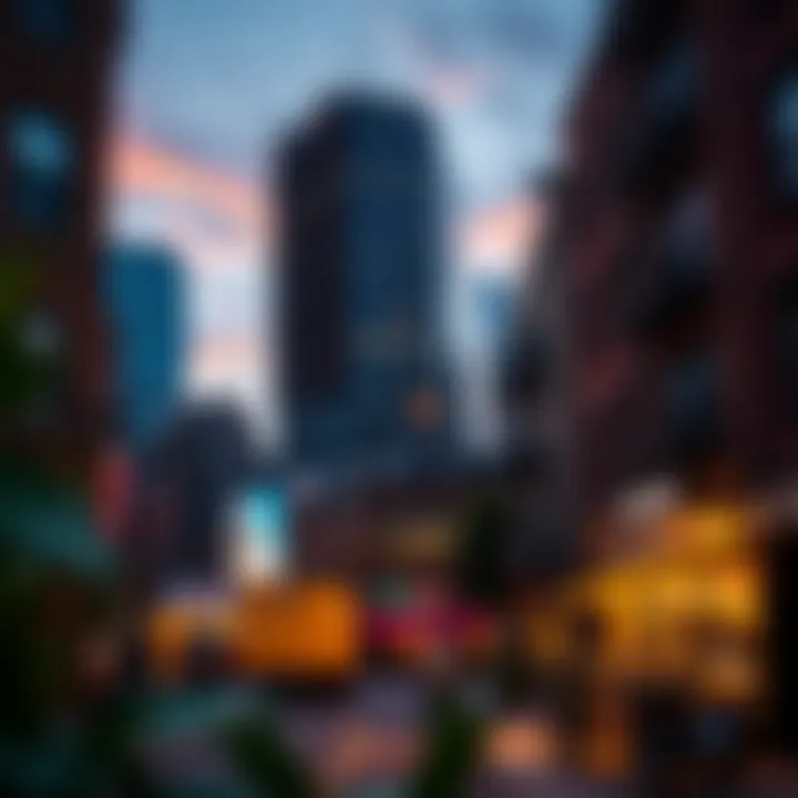 Vibrant neighborhood surrounding the Azayez Building, highlighting local amenities.