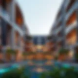 Stunning exterior view of Banyan Tree Residences showcasing modern architecture