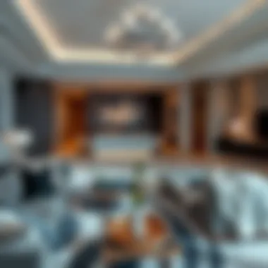 Sophisticated Living Spaces at Banyan Tree Luxurious interior design of a living space in Banyan Tree Residences