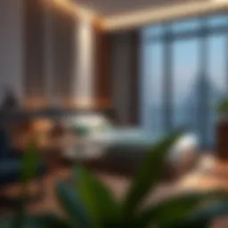 Modern bed space accommodation featuring stylish interiors