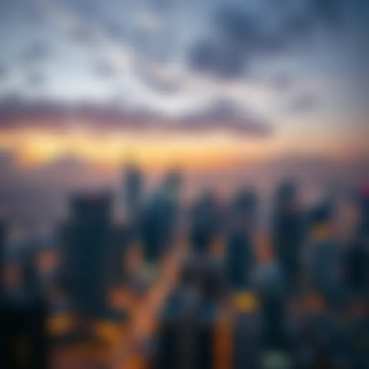 Breathtaking Skyline from C1 Tower Panoramic skyline view from C1 Tower Al Bateen