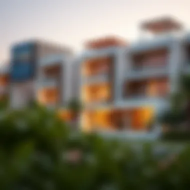 Modern Architectural Marvels at Creek Vistas Heights Luxurious residential architecture exemplifying modern design in Creek Vistas Heights.