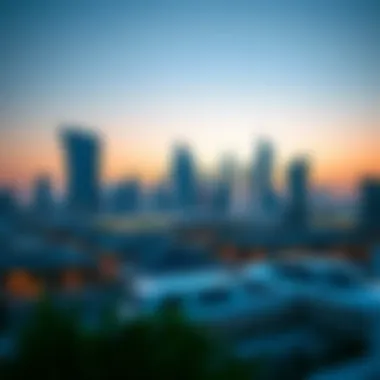 Skyline of Deyaar Midtown Noor Stunning skyline view of Deyaar Midtown Noor