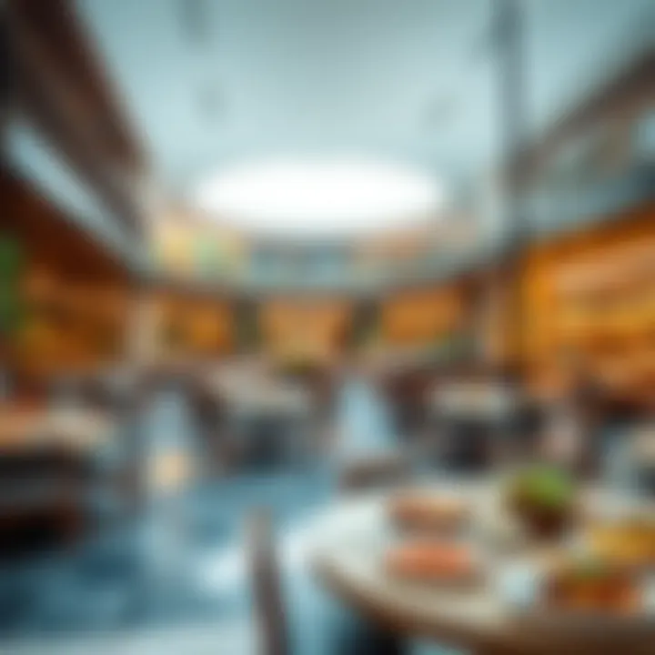 Diverse dining experience available at Dubai Marina Mall with various cuisines